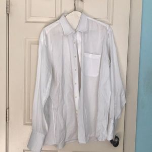 Men’s white Button Down dress shirt